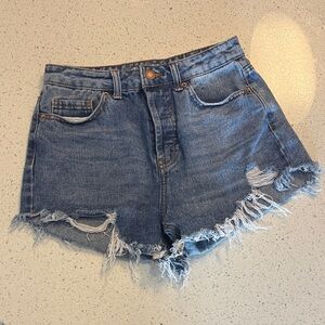 Wild Fable Blue Distressed Jean Shorts